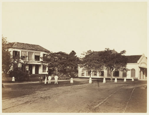 Hotel Cavadino and Toko Cavadino, Batavia, 1872-1875
